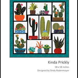 FCP-067 Kinda Prickly (modello digitale) *modello per trapunta con applicazione termoadesiva