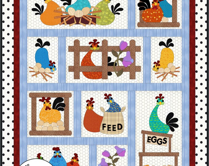 Chicken Salad Quilt Kit by Lori Holt Etsy Norway