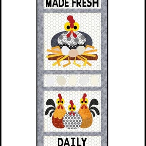 FCP-132 Made Fresh (Digital Pattern) * a fusible applique pattern