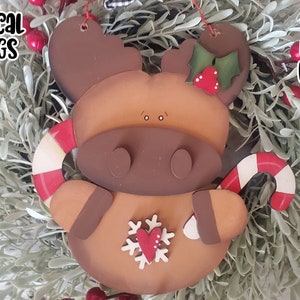 Moose Mug Ornament SVG| Laser Cut Moose Ornament| Glowforge| Christmas Ornament SVG