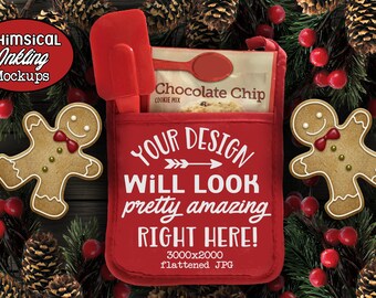 Download Pot Holder Mock Up Etsy PSD Mockup Templates