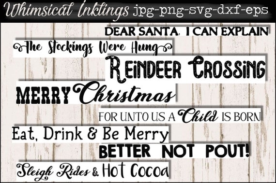 Download Christmas Cheer Svg Mini Bundle Set For Use With Cricut Etsy