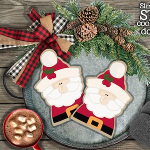 Simple Santa STL Cookie Cutter File| 3D Printing |STL Santa Cookie Cutter