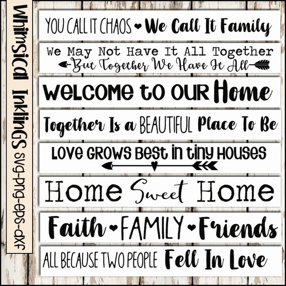 Download Our Family Bundle Svg Cutter Files For Use With Cricut Etsy