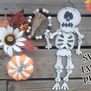 Mister Skeleton Sign SVG| Halloween Laser SVG| Laser Cut Halloween| Glow forge Halloween| Halloween Tiered Tray SVG