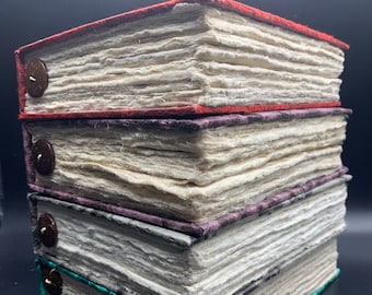 Deckle Edge Lokta Journal |Handmade in Nepal