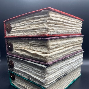 Deckle Edge Lokta Journal |Handmade in Nepal