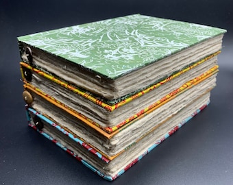 Deckle Edge Siebdruck Lokta Journal |Handgemacht in Nepal
