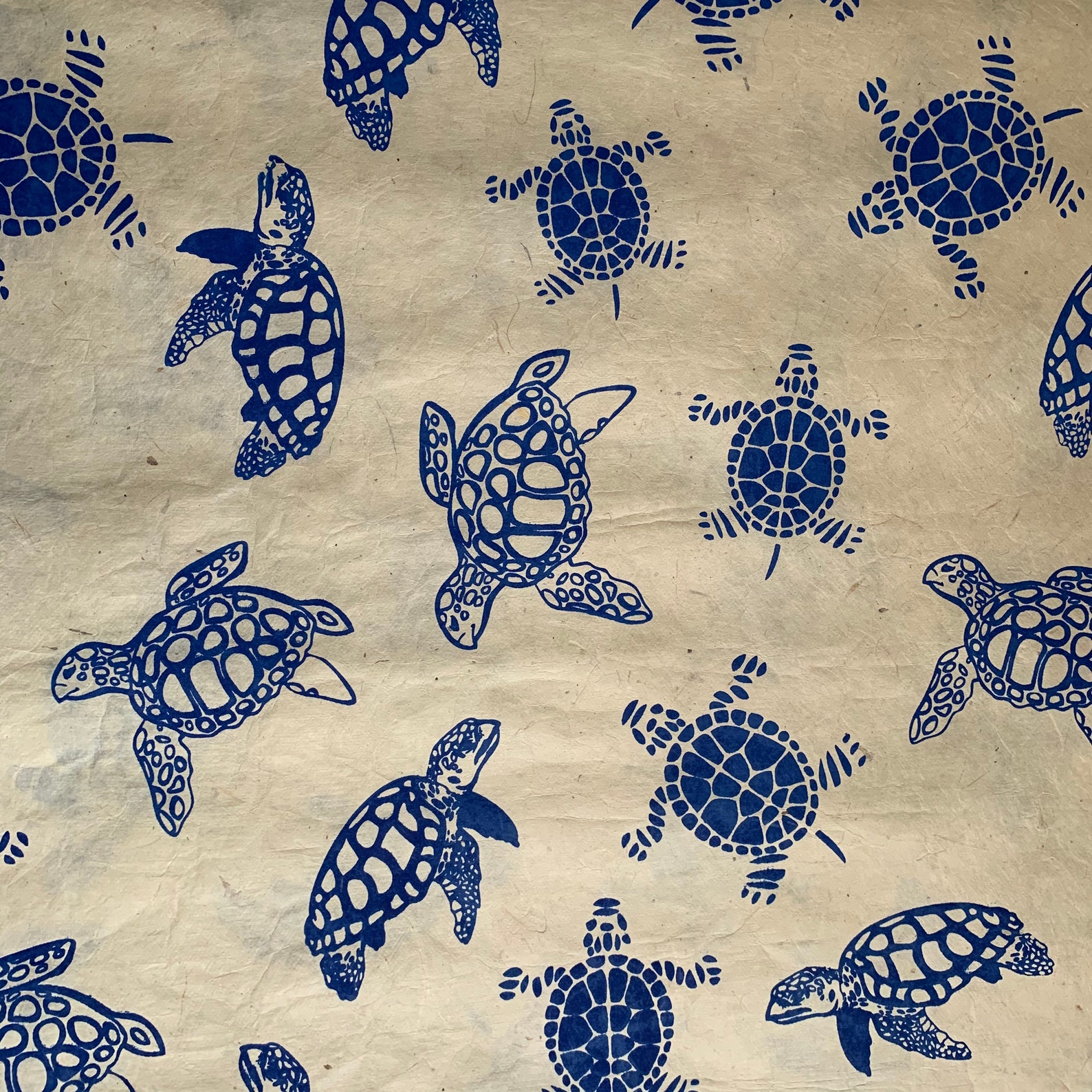 Handmade Animal Screen Printed Lokta Paper Sheets Pack of 2 Etsy