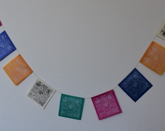 2 Pack Meditation Lokta Paper Flags