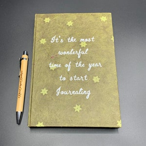 Motivational Lokta Journal | Blank Journal | Handmade in Nepal