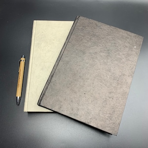 Large Plain Cover Lokta Scholar Journal | Handmade in Nepal