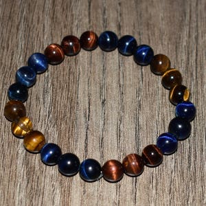 Tiger Eye  Blue Tigers Eye, Bracelets for Women, Mens Bracelet Men  Blue Tiger Eye, Red Tiger Eye, Unisex