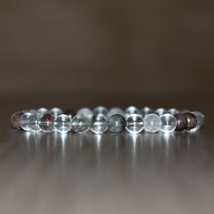 6mm Lodolite Quartz Bracelet, Stretch Bracelet, Elastic Bracelet, Natural Lodolite Quartz Bracelet, Gemstone Bracelet for Women, Men Bracele