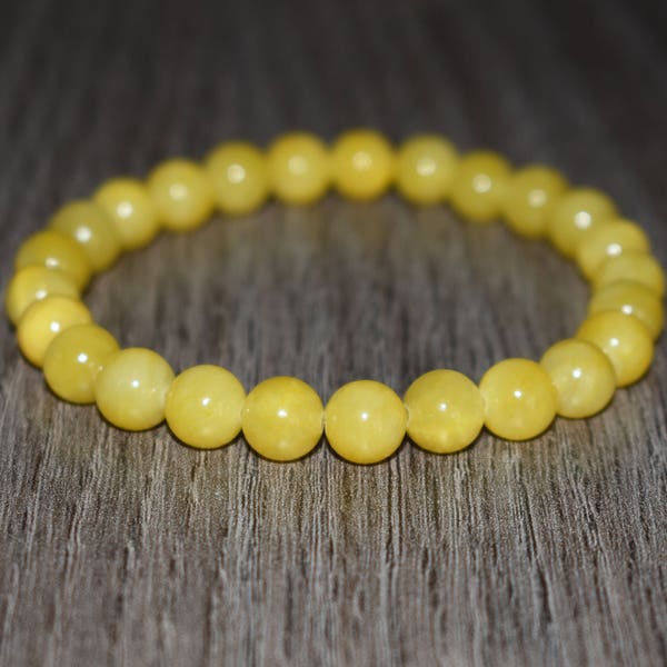 Yellow Jade Bracelet Fertility  Pregnancy Bracelet, Bracelets for Women, Protection Bracelet, Gift for Women, Gift for Her