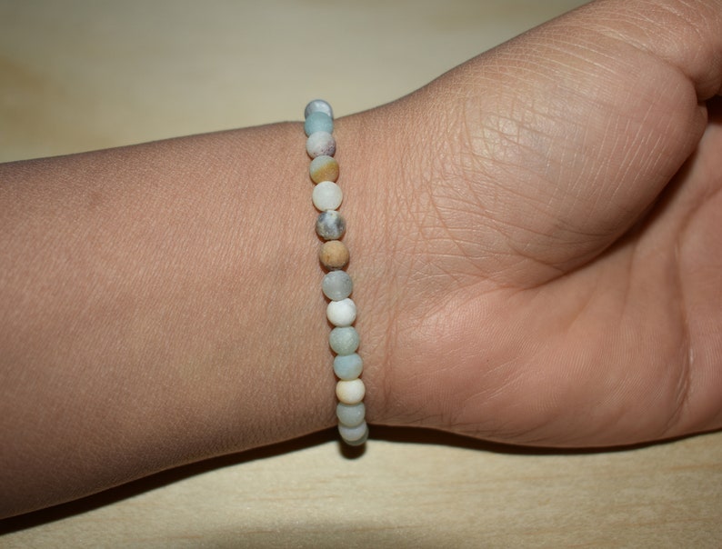 Pearl Sincerity 4mm Gem Bracelet - Amazonite main image 0