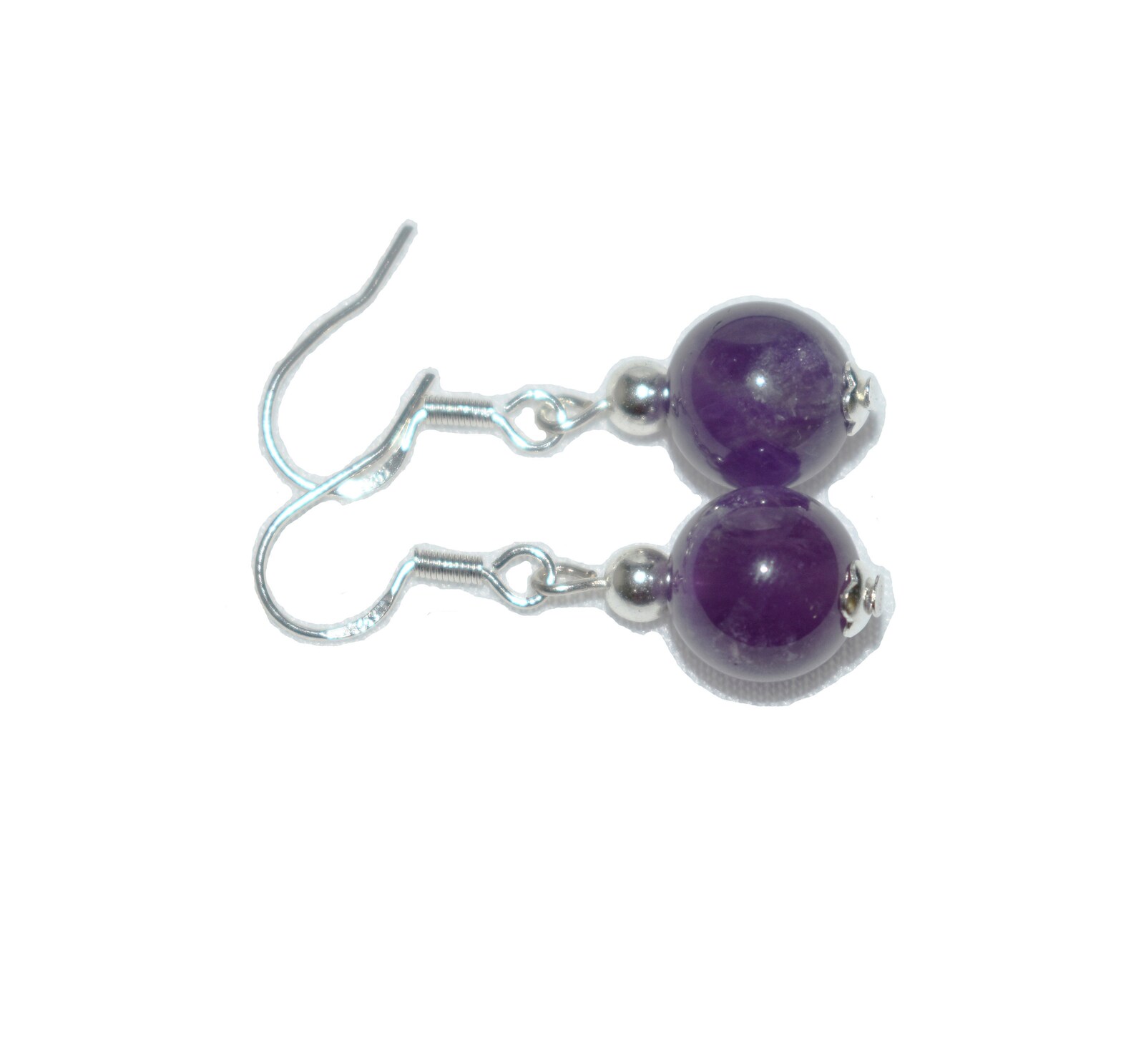 Amethyst Munchkin Drop Earrings main image 1