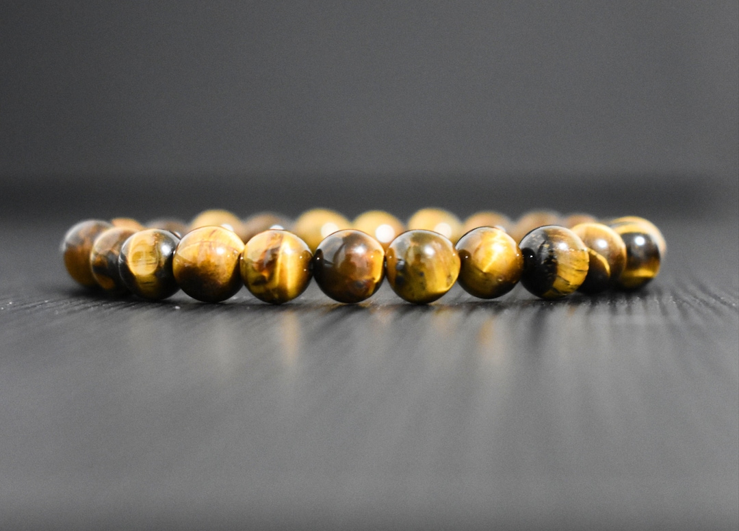 Tigers Eye Bracelet, Tiger Eye Anxiety Mens Bracelet Men Bracelets for ...