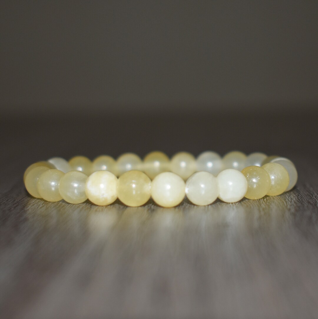 8mm Yellow Jasper Bracelet, Protection Bracelet for Women, Healing