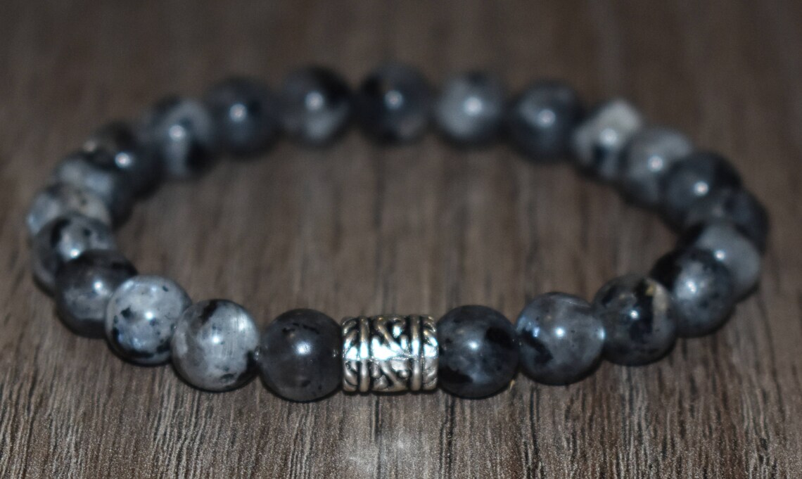 Bracelet Perles en Labradorite – Protection et Intuition