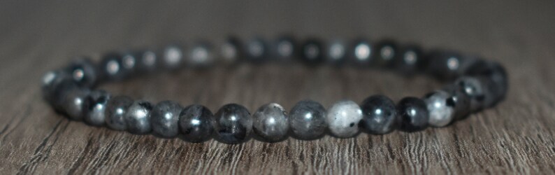 4mm Labradorite Bracelet Bracelet for Men Meditation Bracelet Gemstone Bracelet Bracelet for Women Healing Crystal Bracelet