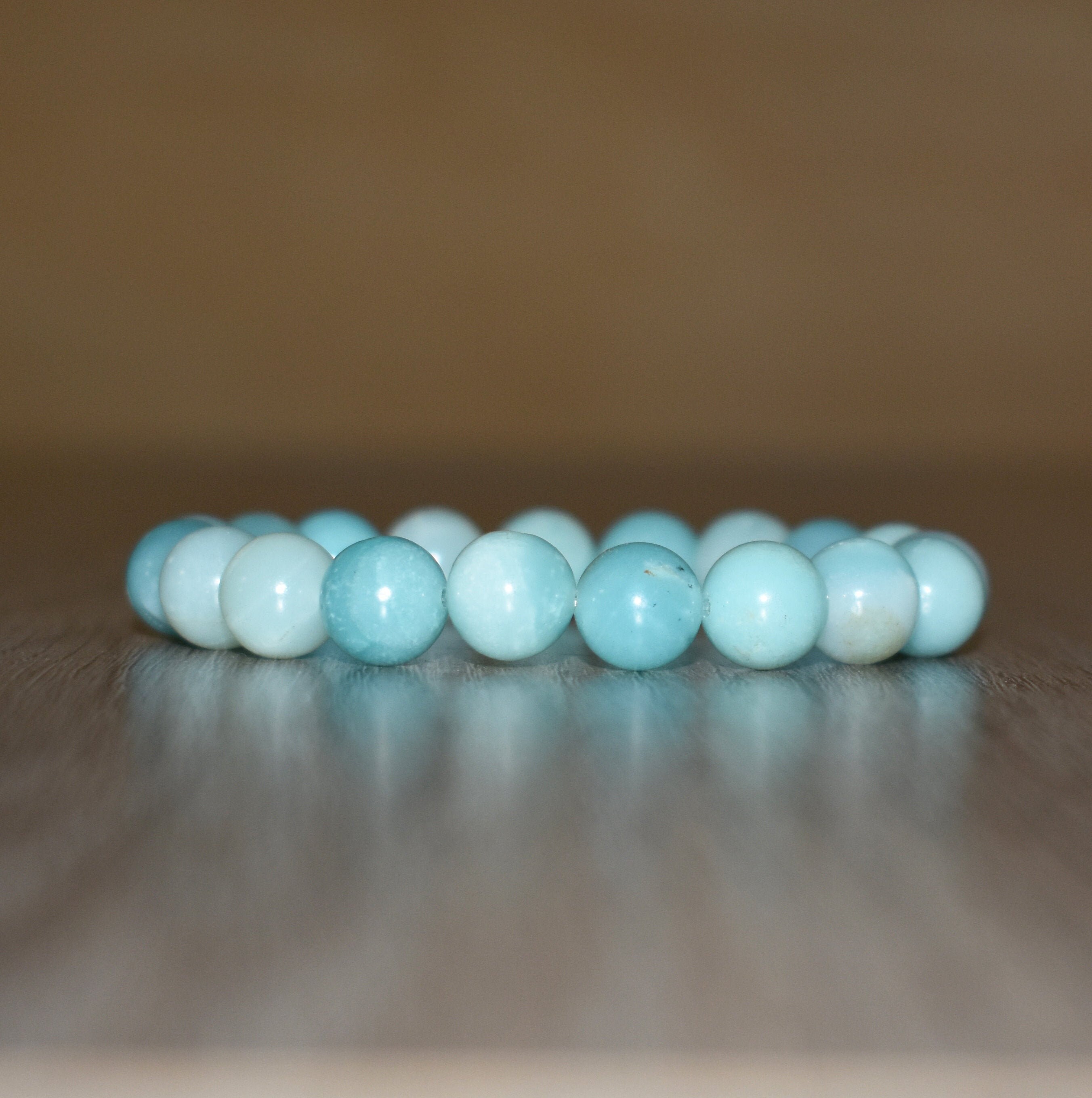 10mm Light Blue Amazonite Bracelet for Women Amazonite Etsy