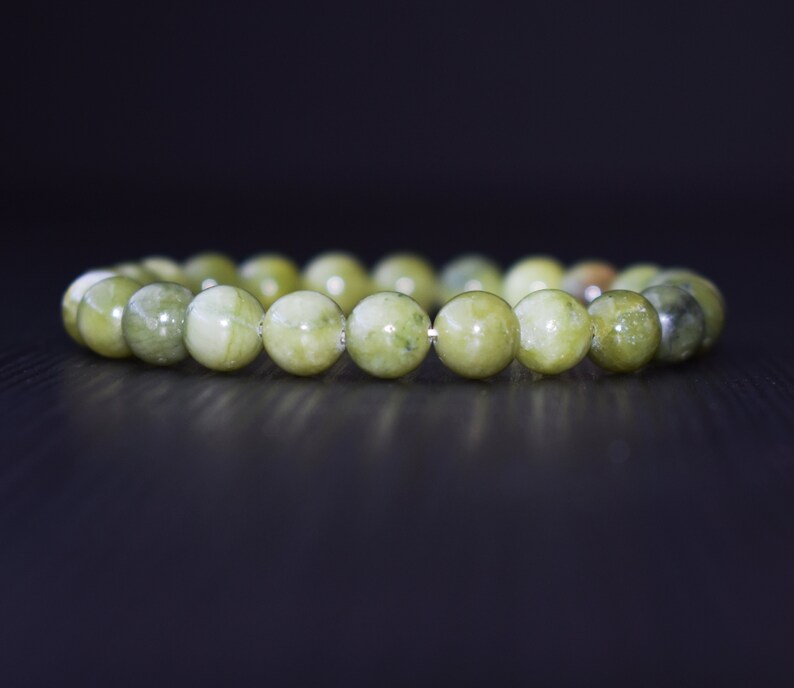 Green Jasper Bracelet, Insomnia Bracelet, OCD Bracelet, Calm Bracelet, Peace Bracelet, Nightmare Bracelet, Addiction Bracelet, Support image 1