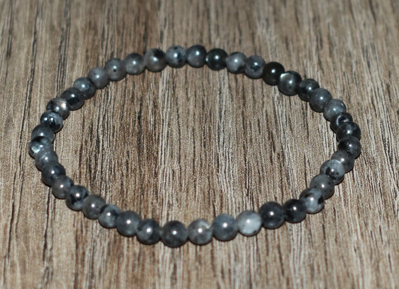 4mm Labradorite Bracelet Bracelet for Men Meditation Bracelet Gemstone Bracelet Bracelet for Women Healing Crystal Bracelet