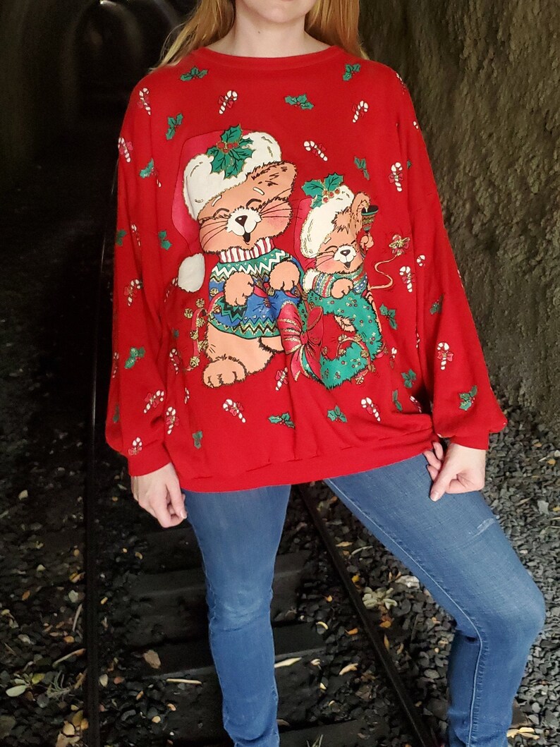 Chipmunk 'Ugly Christmas Sweater' Sweatshirt | Etsy