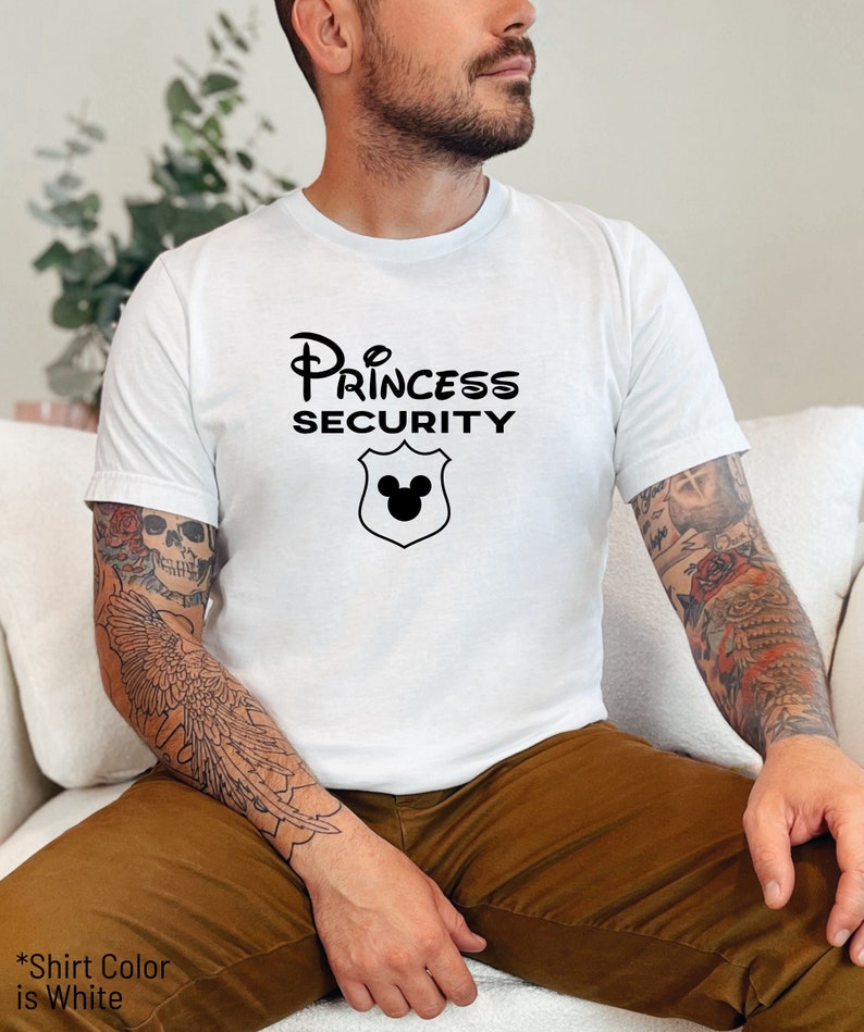 Disney World Shirt Princess Security Bella & Canvas 3001 Adult Unisex ...