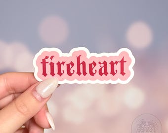 Aelin Fireheart Sticker, Throne of Glass, SJM, Celaena Sardothien, Sarah J Maas, Stickers for Bottles, Journals, Kindle, Book Sticker