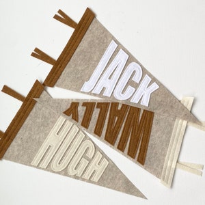 Custom Name Pennant (Block Letter)