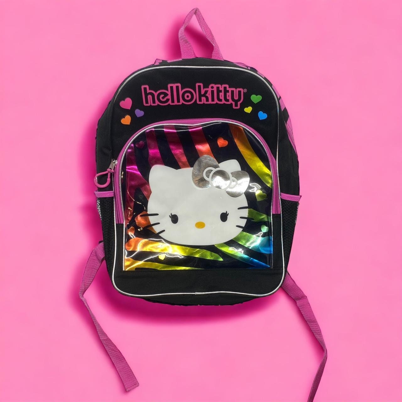 HELLO KITTY Y2k Black Rainbow Backpack School Bag Zebra Print Pink NWOT - Etsy HELLO KITTY Y2k Black Rainbow Backpack School Bag Zebra Print Pink NWOT - Etsy