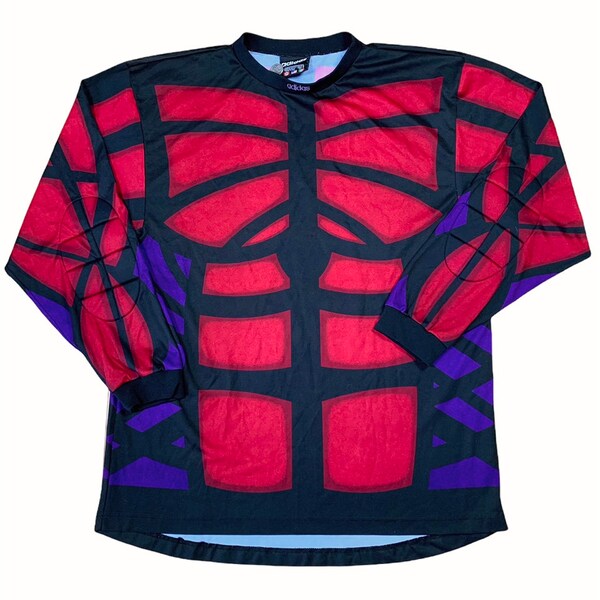 ADIDAS | Vintage 90s Predator Soccer Futbol Goalie Jersey Shirt | Made in USA | Men's Large