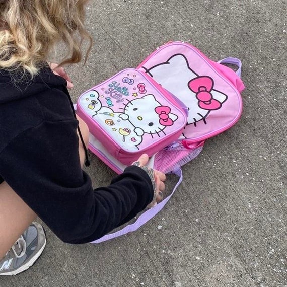 Hello Kitty Backpack & Lunch Box Set Pink - image 8