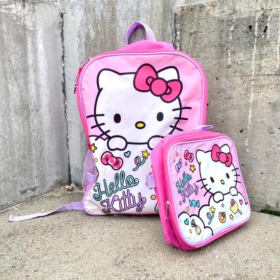 Hello Kitty Backpack & Lunch Box Set Pink - image 1
