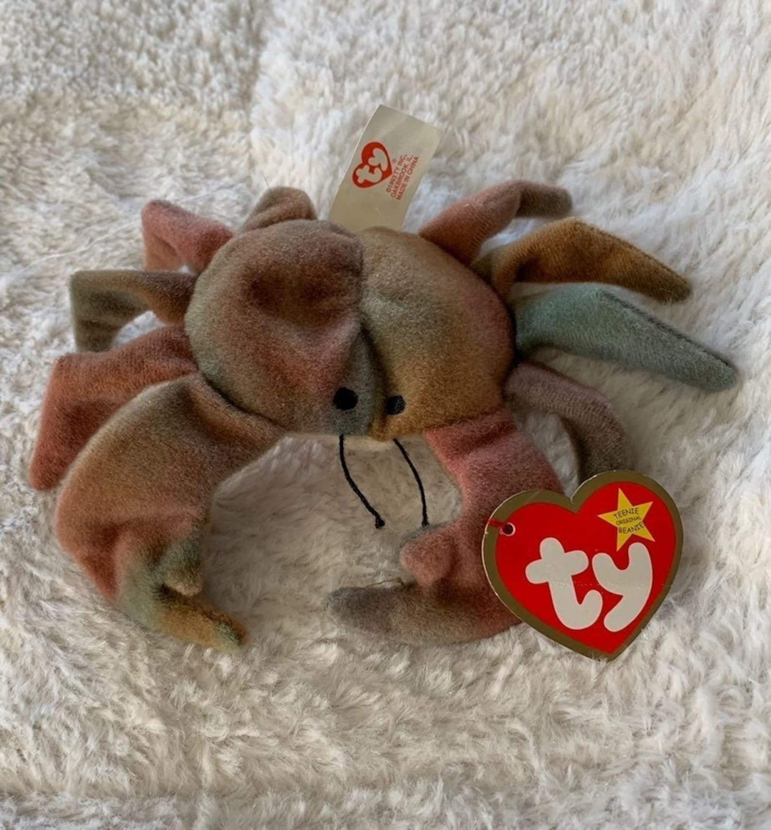 CLAUDE The Crab Vintage 1993 McDonalds Ty Teenie Beanie Baby Etsy
