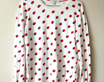 Boden Designer Polka Dot Sweater Women's Small