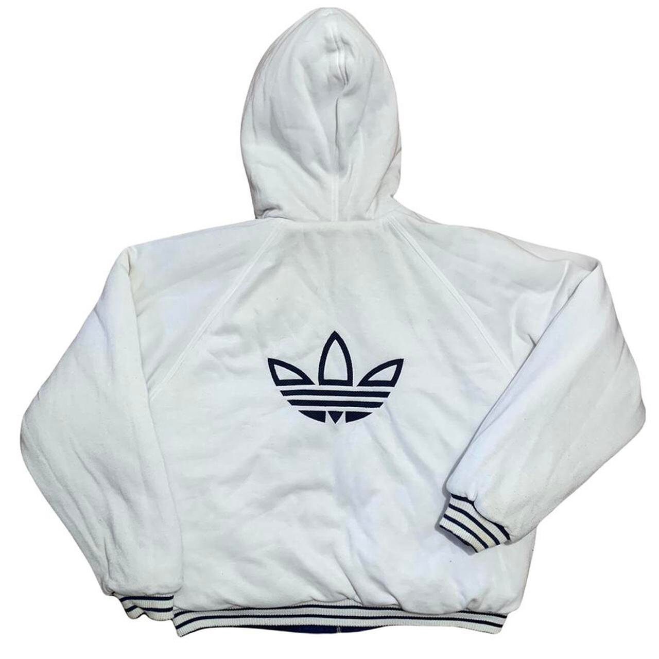 White Adidas Puffer - Etsy