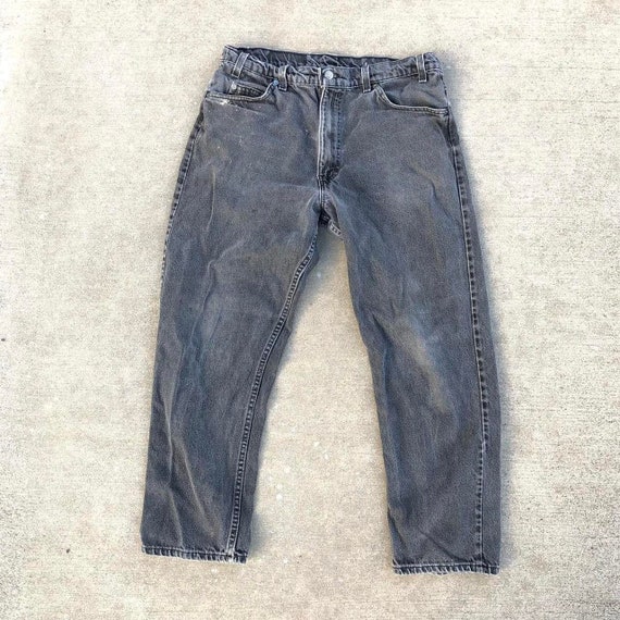 Levi's Vintage White Tab Faded Black Jeans Men;s … - image 1