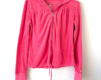 トップス Y2K 00s old  velor track jacket VTG Y2K 2000s BCBG Velour Track Jacket Hot Pink - Etsy