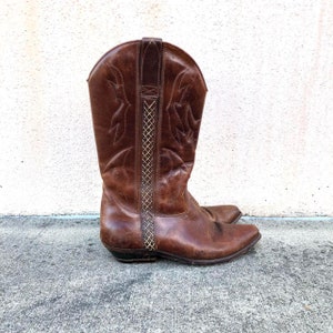 Cole Haan Cowboy Boots WOMENS COLE HAAN COUNTRY F2025 BROWN LEATHER COWBOY WESTERN  main image 4