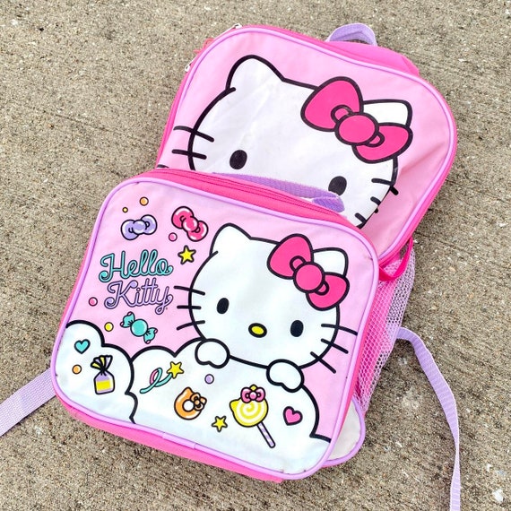 Hello Kitty Backpack & Lunch Box Set Pink - image 2