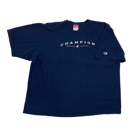 champion embroidered logo tee