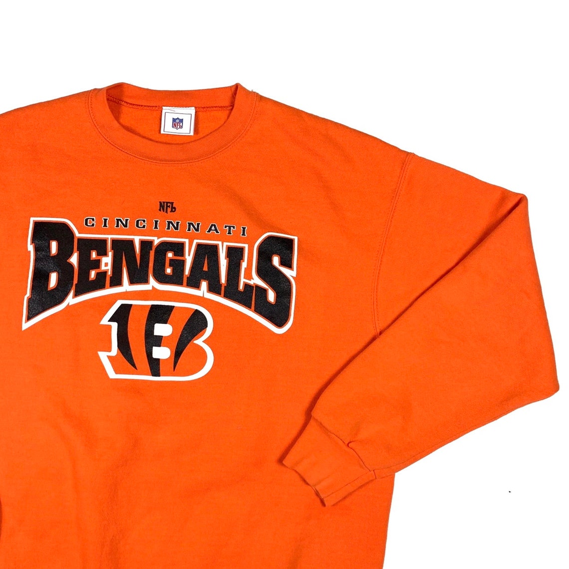 Cincinnati Bengals Vintage Orange NFL Crewneck Sweatshirt Etsy