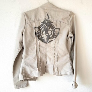 OAKLEY Vintage y2k 2000s Rare Beige Button Up Jacket Women's Small - Check Description