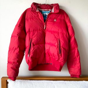 Aeropostale Vintage y2k 2000s Red Puffer Jacket Coat Women's Large