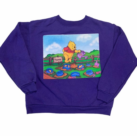 Winnie The Pooh | Vintage Disney Purple Crewneck Swea… - Gem