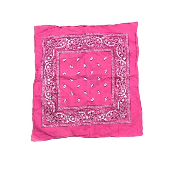 Cute Classic Pink Bandana , Barbiecore , Biker , … - image 1