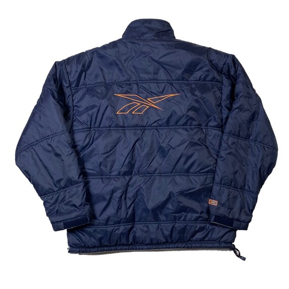 REEBOK Y2K Vintage Blue Gray Reversible 